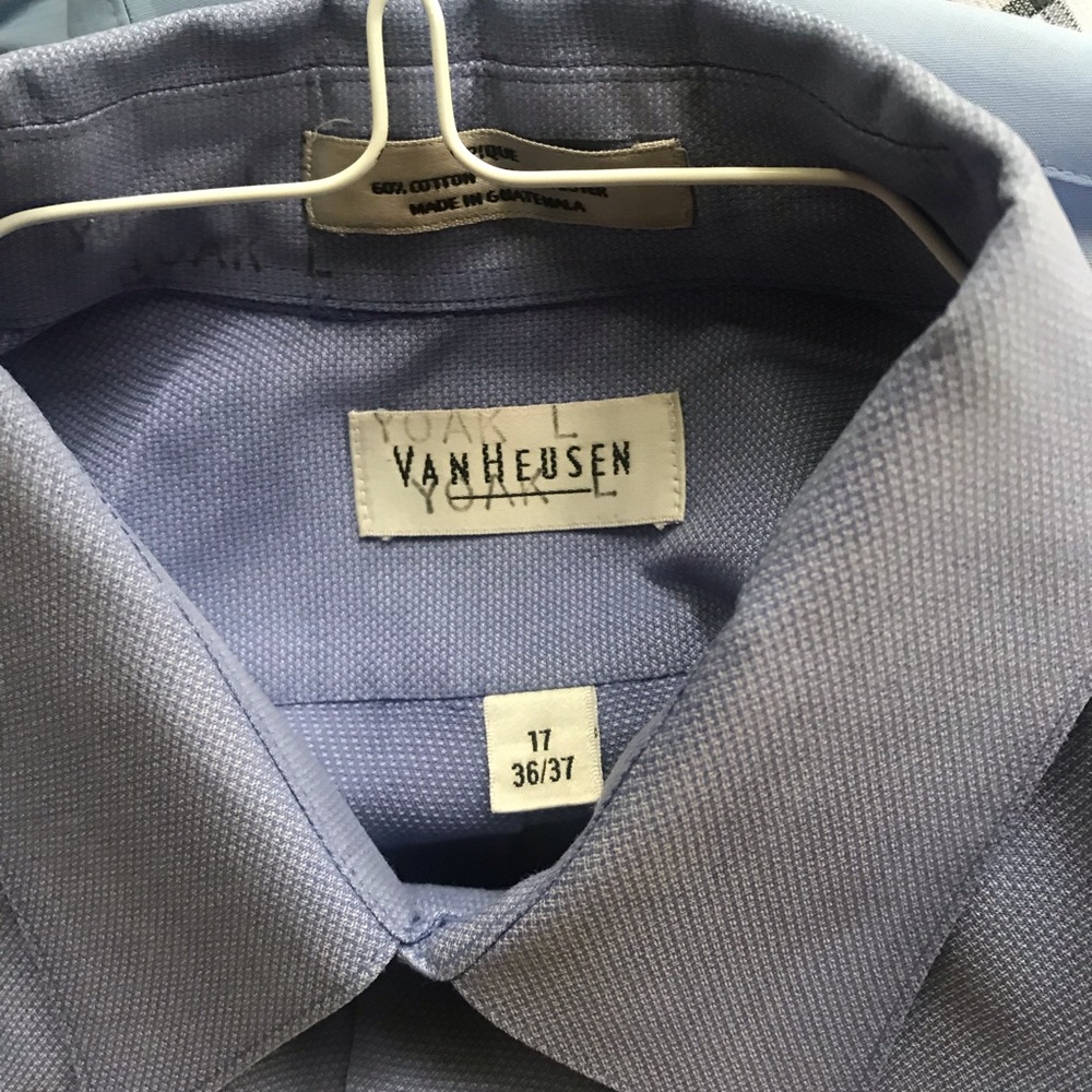 🔴 SOLD Five Van Heusen button up shirts, XXL, EUC - Picture 6 of 6